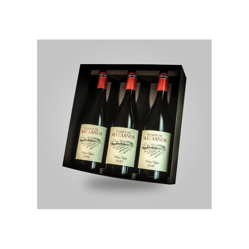 ESTUCHE 3 BOTELLAS BOSQUE MATASNOS VIÑAS VIEJAS