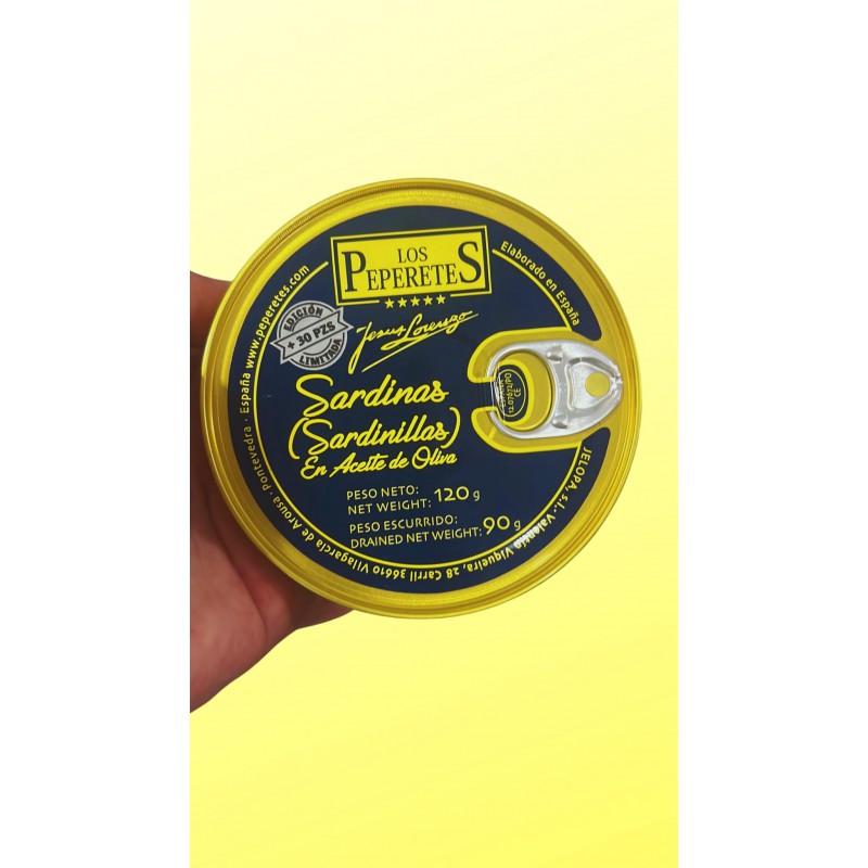 Sardinillas en Aceite de Oliva Los Peperetes +30pcs